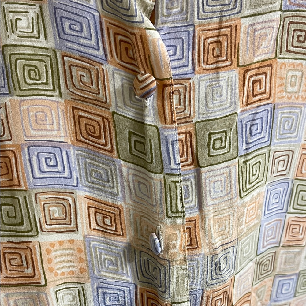 K. Arnold 100% Silk Men's Shirt - Picture 3 of 3